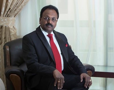 Anthony Joseph, principal of Sharjah Indian Schools for boys, saw vast destruction in Kerala before flying home to Dubai. Leslie Pableo/The National