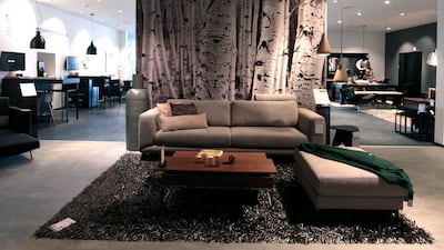 The Bo Concept furniture showroom. Jeffrey E Biteng / The National