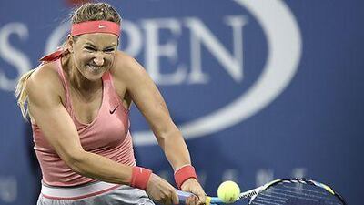 Victoria Azarenka is seven years younger than the other semi-finalists. She meets 31-year-old Flavia Pennetta on Friday. Andrew Gombert / EPA