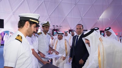 Qatar's Emir Sheikh Tamim bin Hamad Al Thani attends the opening ceremony of the Hamad port in Doha on September 5, 2017. Qatar News Agency / Handout via Reuters