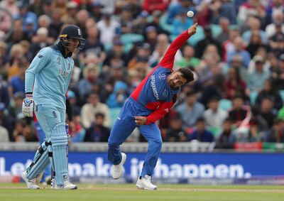 Afghanistan bowler Rashid Khan. Getty Images