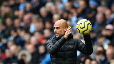 Pep Guardiola says he is a big fan of rugby and will watch the World Cup final between England and South Africa on TV. AFP