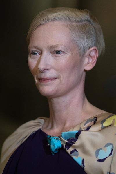 Tilda Swinton in Vienna this month