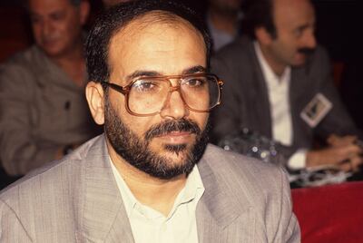 Fathi Al Shaqaqi, the late head of Islamic Jihad, in Tehran in 1992. The Mossad assassinate Al Shaqaqi in Malta in 1995. Getty Images