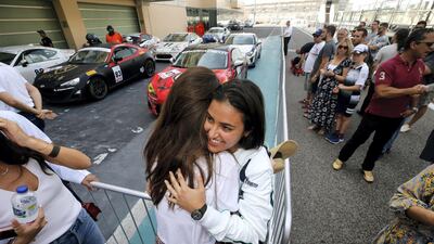 Reema Juffali at TRD 86 Cup at Yas Marina Circuit. Courtesy Yas Marina Circuit