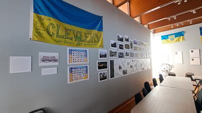 While Cleveland has welcomed tens of thousands of Ukrainians fleeing Russia's invasion, many are torn between a life in the US and events at home. Stephen Starr / The National