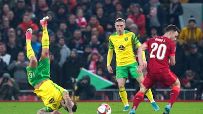 Mathias Normann – 4. The Norwegian started well but was susceptible to the Liverpool press. He lost possession too often and the early promise evaporated before he made way for Gilmour in the 61st minute. PA