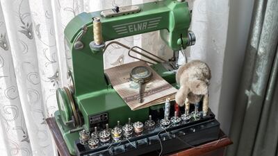 There are numerous vintage items around Ms Jeker's home