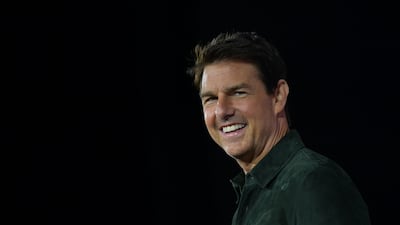 Tom Cruise introduced the world-first screening of 'Top Gun: Maverick' at CinemaCon in Las Vegas on Thursday. AFP