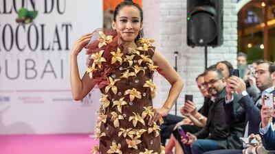 Salon du Chocolat et de la Patisserie, a Parisian chocolate exhibition, kicked off on Thursday at Dubai Mall. All photos: Antonie Robertson / The National