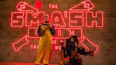 The Smash Room will have a special Halloween-themed experience. Courtesy The Smash Room