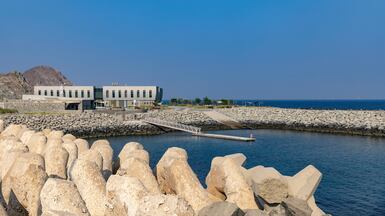The new Sharjah Marine Science Research Centre on Shark Island, Khor Fakkan. Antonie Robertson / The National