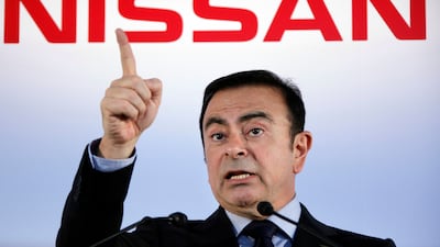 Carlos Ghosn is the subject of a new multi-part documentary series. AP