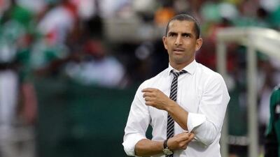 El Jaish manager Sabri Lamouchi is aiming to guide his side to the Asian Champions League final. Armando Franca / AP Photo
