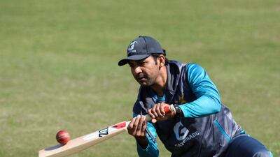 Pakistan's wicketkeeper Sarfaraz Ahmed returned to the Test team after four years during the first Test against New Zealand in Karachi on December 26, 2022. Reuters
