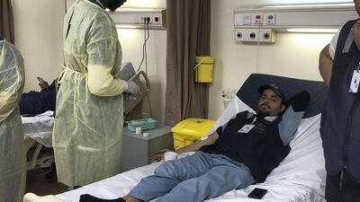 Mina Emergency Hospital is one of the largest hospitals of the holy sites to receive pilgrims. Balquees Basalom / The National