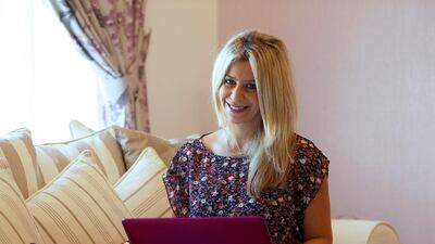 Michelle Karam says she leads a busy life between her travel and lifestyle blogging and raising her young daughter, Chloe. Pawan Singh / The National