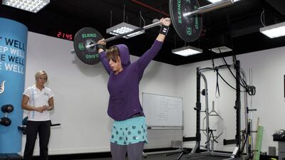 Shaikha Al Qassimi, ambassador for the Etisalat Fitness Festival, hopes to inspire women to find a food and fitness regime about which they can be passionate. Razan Alzayani / The National