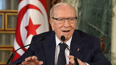 Tunisian President Beji Caid Essebsi has been admitted to intensive care on July 25, 2019, according to his son. AFP