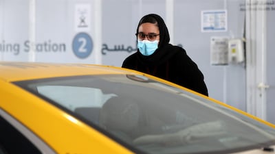 Noura and her sister started volunteering in June and work in the registration department