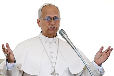 Madonna has called on Pope Leo to 'save the innocent children caught in the crossfire in Gaza'. EPA