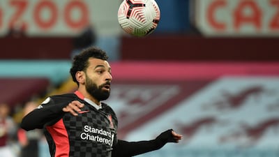5 - Liverpool's Mohamed Salah. AP