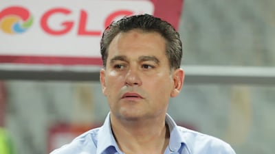 Khaled Galal saw his Zamalek side lose 1-0 to Egyptian champions Al Ahly at Borg El Arab Stadium in Alexandria on Sunday. EPA