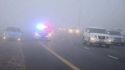 Thick fog descended on the Northern Emirates overnight, contributing to the early morning crash. RAK Police