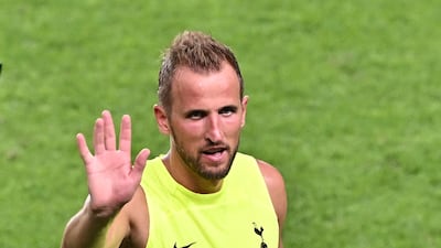 Tottenham Hotspur's Harry Kane waves to fans. AFP