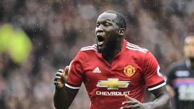 Romelu Lukaku will be expected to score against Liverpool, but will not have the support of Paul Pogba. Paul Ellis / AFP