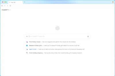 Atlas will be able to remember previous activity and suggest what to do next, which contributes to its personalisation for users. Photo: OpenAI