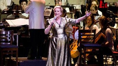 Dame Julie Andrews performs on stage for the first time in 30 years with a special one-off performance at the O2 Arena in London. Fans left disappointed after she sung just a handful of songs.