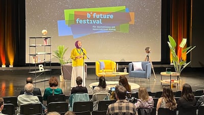 Kubra Gumusay, an activist and writer, spoke about the need for diverse perspectives. Nicola Leech