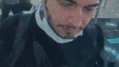 An image from CCTV obtained by Turkey's Demiroren News Agency showing Thodex founder Faruk Fatih Ozer at Istanbul International Airport last year. AFP