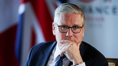 British Prime Minister Keir Starmer attends the G7 summit in Evian before a by-election that could seal his political fate. Getty Images