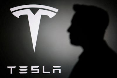 The silhouette of Elon Musk. Reuters