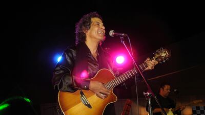 Gary Lawyer performs in Dubai on Friday. Courtesy The Music Room