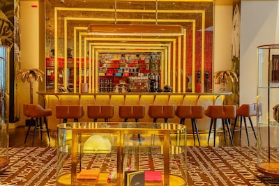 The Swan Bar inside Dubai's new Maison Assouline store. Courtesy Assouline