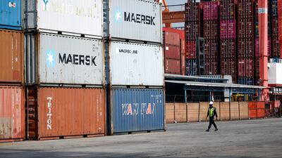 The IPC container terminal at Tanjung Priok port in Jakarta, Indonesia. Etihad Credit Insurance signed an agreement with Indonesia Re to boost trade and investment between the UAE and the South-East Asian country. Reuters