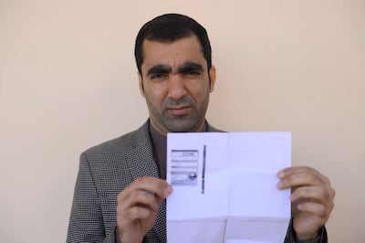 Ghulam Farooq Adil in Herat province. AFP