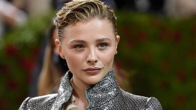 Actress Chloe Grace Moretz attends The Met Gala, with its theme In America: An Anthology of Fashion. AP