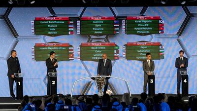 The draw for the 2019 Asian Cup took place on Friday at the Armani Hotel in Downtown. Antonie Robertson / The National