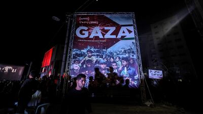 The film-making team of 'Gaza' donated the proceeds of an award win at the Docs Ireland film festival to the Gaza film festival. EPA