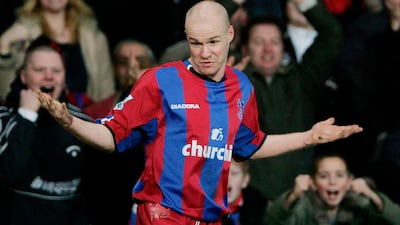 Crystal Palace - Andrew Johnson (2004/05) 21 goals in 37 games. Getty