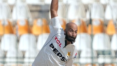 Sajid Khan helped Pakistan earn a 75-run lead in the second Test in Multan. AP