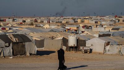 Al Hol camp in north-eastern Syria houses tens of thousands of mostly women and children linked to ISIS. AP Photo