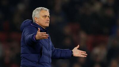 The game against Manchester City will be Jose Mourinho's 18th match in charge of Tottenham. Reuters