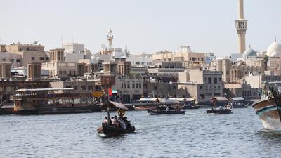 Dubai Creek, one of the emirate's most beloved spots. Sarah Dea / The National