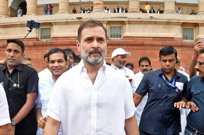 Opposition leader Rahul Gandh is expected to be the last speaker in the debate on the no-confidence motion against the Indian government. Reuters