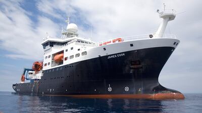 The RRS James Cook. Photo credit: NOC